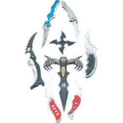 Maxam® 8pc Knives from the Fantasy Knife Collection