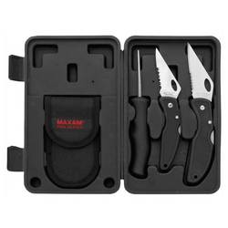 Maxam® Pro Series 4pc Knife Set in Blow-Molded Case