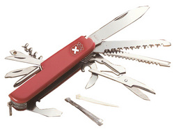 16 Function Swiss Army Style Knife (Set of 12)