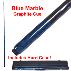 Blue Marble Graphite Cue Billiard Stick