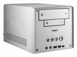Shuttle XPC SD32G2 Core 2 Duo/ 945G/ DDR2/ A&V&GbE Barebone System (Silver)