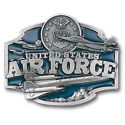 Military Pewter Belt Buckle - U.S. Air Force