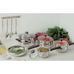 Justin Wilson Kitchenware™ by Chef’s Secret® 15pc Stainless Steel 5-Ply Cookware and Utensil Set