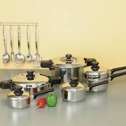 Precise Heat™ 12-Element 17pc Cookware Set with 2 Pressure Cookers