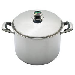 16qt Thermo Control Surgical Stainless Stockpot with High Dome Cover from Chef’s Secret® by Maxam®