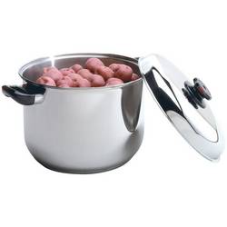 HealthSmart™ 16qt Surgical Stainless Steel "Waterless" Stockpot with Steam Ventilation Knob