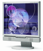 NEC LCD1770NXM 17 inch DVI w/Speaker LCD Monitor (Silver/White)