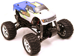Mini Monster Truck 2CH 1/18 Scale 4WD RTR ESC Electric RC Truck