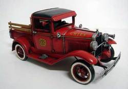 1931 RED FORD MODEL A FIRE CHIEF TRUCK