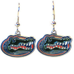 College Dangle Earrings - Florida Gators