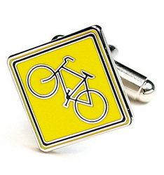 Bicycle Themed Executive Cufflinks w/Jewelry Box by Cuff Links.