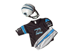Carolina Panthers Youth NFL Team Helmet and Uniform Set by Franklin Sports (Medium)
