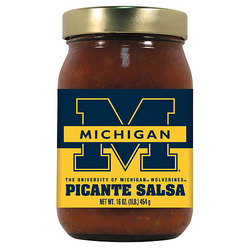 Michigan Wolverines NCAA Picante Salsa - 16oz