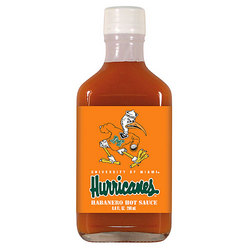 Miami Hurricanes NCAA Hot Sauce - 6.6oz flask