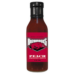 Arkansas Razorbacks NCAA Peach Grilling Sauce - 12oz