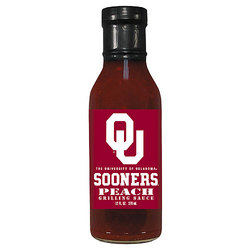Oklahoma Sooners NCAA Peach Grilling Sauce - 12oz