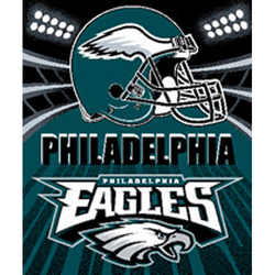Philadelphia Eagles Fleece NFL Blanket (Shadow Series) by Northwest (50\"\"x60\"\")