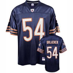 Brian Urlacher #54 Chicago Bears NFL Replica Player Jersey By Reebok (Team Color) (2x-Large)