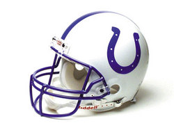 Indianapolis Colts Full Size Authentic ""ProLine"" NFL Helmet by Riddell