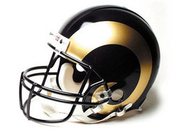 Saint Louis Rams Full Size Authentic ""ProLine"" NFL Helmet by Riddell