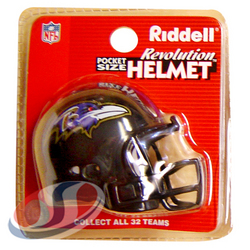 Baltimore Ravens ""Revolution"" Style Pocket Pro NFL Helmet by Riddell