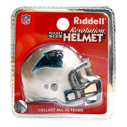 Carolina Panthers ""Revolution"" Style Pocket Pro NFL Helmet by Riddell