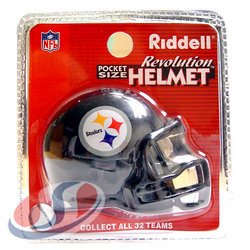 Pittsburgh Steelers ""Revolution"" Style Pocket Pro NFL Helmet by Riddell