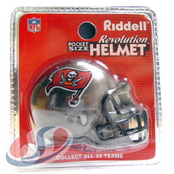 Tampa Bay Buccaneers ""Revolution"" Style Pocket Pro NFL Helmet by Riddell