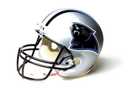 Carolina Panthers Full Size ""Deluxe"" Replica NFL Helmet