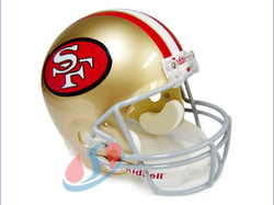 San Francisco 49ers (1964-95) Full Size ""Deluxe"" Replica NFL Throwback Helmet by Riddell