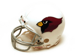 Arizona Cardinals Miniature Replica NFL Helmet w/Z2B Mask by Riddell