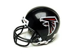 Atlanta Falcons Miniature Replica NFL Helmet w/Z2B Mask by Riddell
