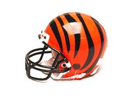 Cincinnati Bengals Miniature Replica NFL Helmet w/Z2B Mask by Riddell