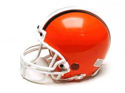 Cleveland Browns Miniature Replica NFL Helmet w/Z2B Mask by Riddell