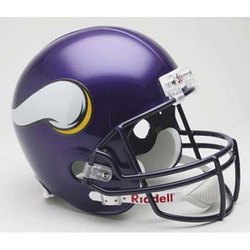 Minnesota Vikings Miniature Replica NFL Helmet w/Z2B Mask by Riddell