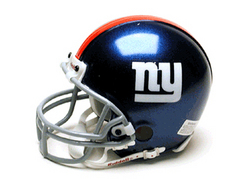New York Giants Miniature Replica NFL Helmet w/Z2B Mask by Riddell