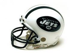 New York Jets Miniature Replica NFL Helmet w/Z2B Mask by Riddell