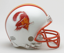 Tampa Bay Buccaneers Miniature Replica NFL Throwback Helmet w/Z2B Mask by Riddell
