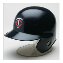 Minnesota Twins Miniature Replica MLB Batting Helmet w/Left Ear Covered by Riddell