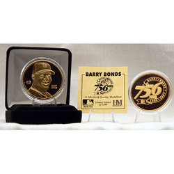 Barry Bonds 756th HR 24KT Gold Coin
