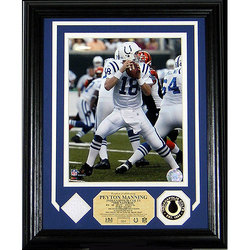 Peyton Manning Game Used Jersey Photomint ""The Natural""