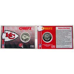 Kansas City Chiefs Team History Coin Card