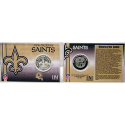 New Orleans Saints Team History Coin Card