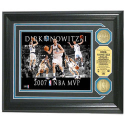 Dirk Nowitzki 2007 NBA MVP Dominance Gold Coin Photo Mint
