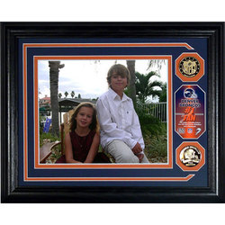 Denver Broncos ""# 1 Fan"" Personalized Photo Mint with 2 Gold Coins