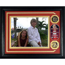 San Francisco 49ers ""# 1 Fan"" Personalized Photo Mint with 2 Gold Coins