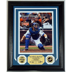 Russell Martin ""All Star"" Photo Mint w/ 2 24KT Gold Coins