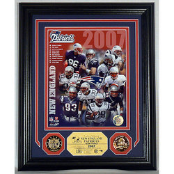 New England Patriots 2007 Team Force Photo Mint