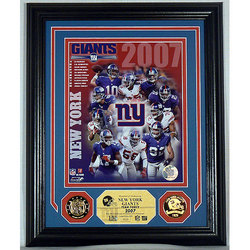 New York Giants 2007 Team Force Photo Mint