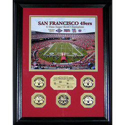 San Francisco 49ers 5 Time Super Bowl Champs Photomint